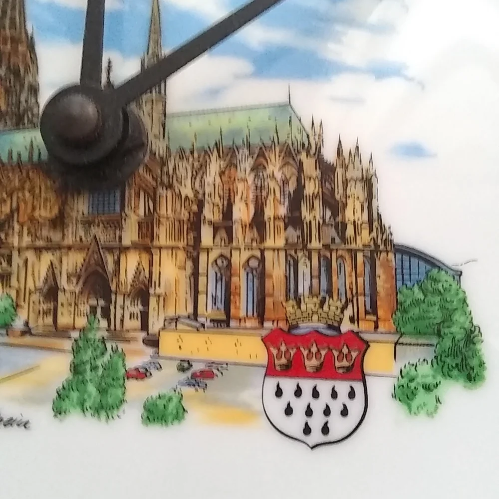 Porzellan Germany clock 7,5
